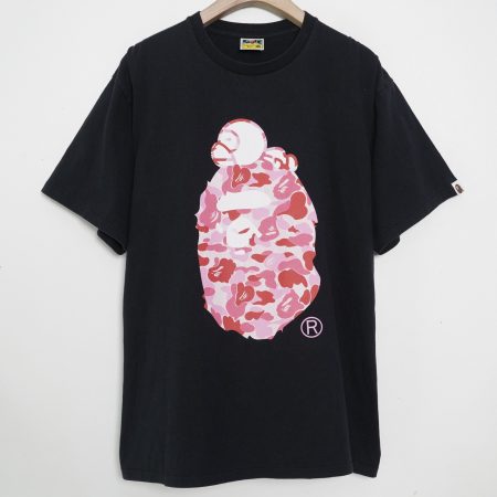 ✅ Bape Big Head Milo Camo, hồng đẹp hơi crack chút r ạ.