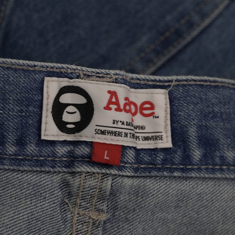 ✅Bape Aape Denim Carpenter Short - Ảnh 10