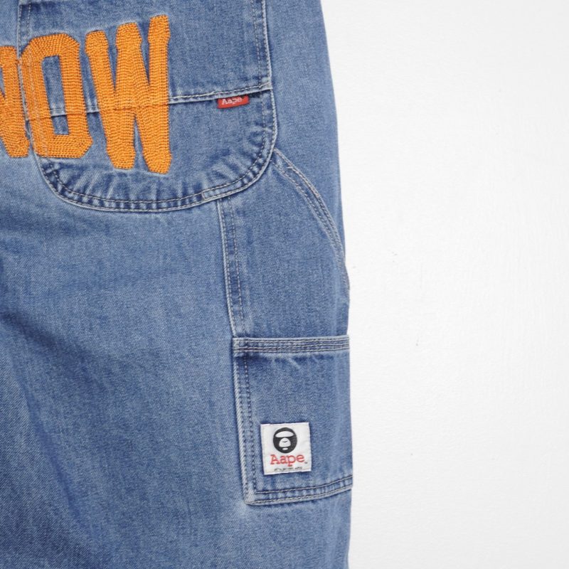 ✅Bape Aape Denim Carpenter Short - Ảnh 8