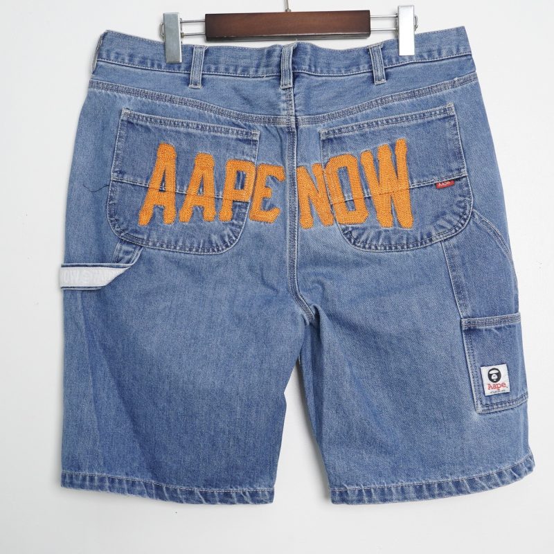 ✅Bape Aape Denim Carpenter Short - Ảnh 5
