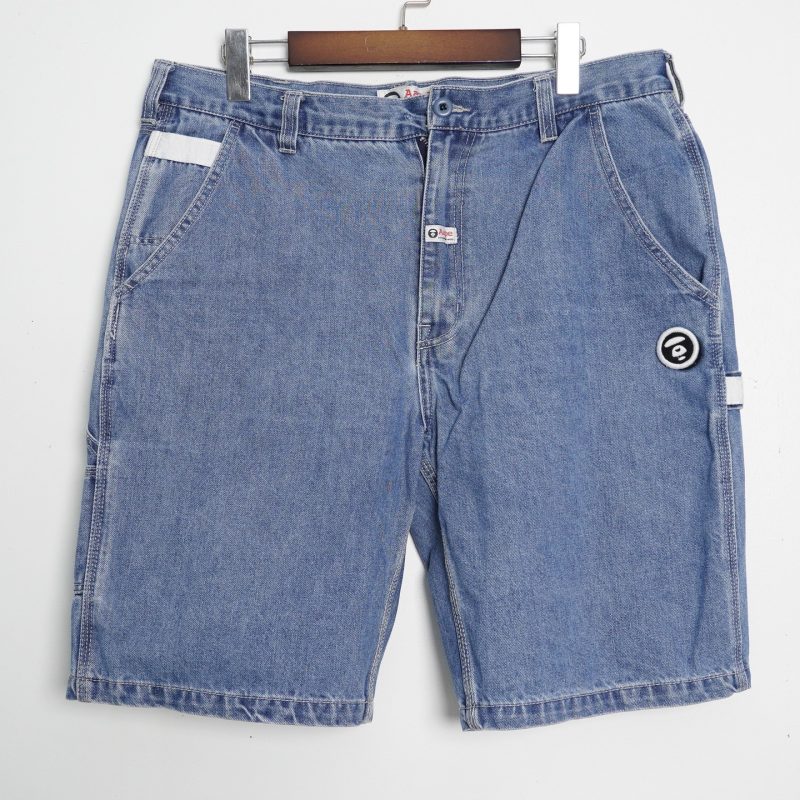 ✅Bape Aape Denim Carpenter Short