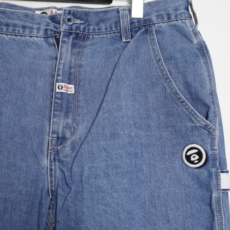 ✅Bape Aape Denim Carpenter Short - Ảnh 2