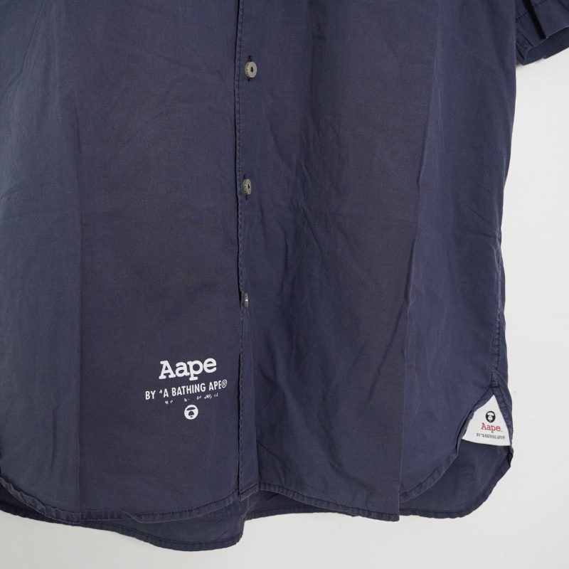 ✅ Sơ mi Aape BATHING APE.logo in và thêu siêu nét túi trc camo trông cực kì nổi bật - Ảnh 3