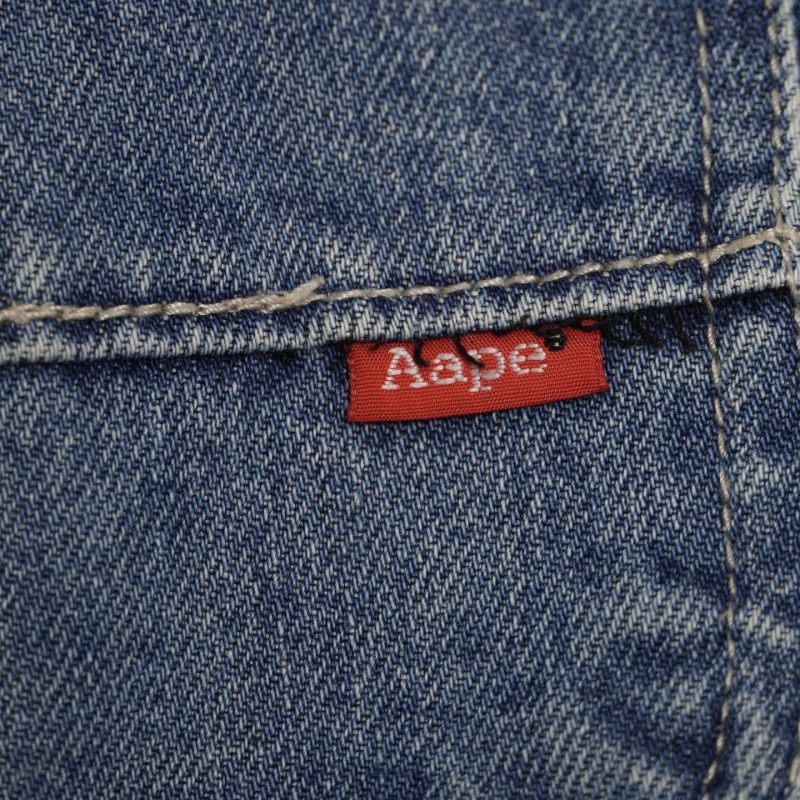 ✅Bape Aape Denim Carpenter Short - Ảnh 9