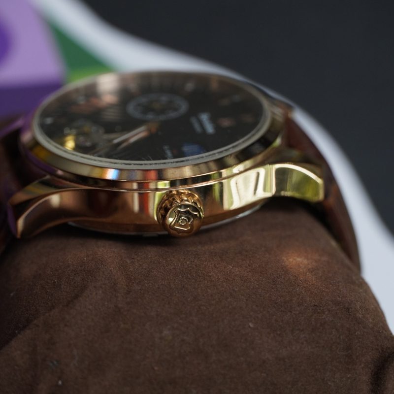 ✅ Bestdon Golden Automatic máy cơ chỉ cần cử động là chạy. Lộ tim cực kì sang chảnh. Màu vàng đồng. - Ảnh 3