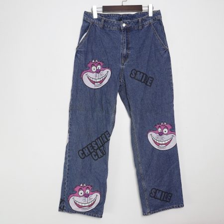 ✅ Baggy Cheshire Cat x H&M. Quần dáng ống baggy rất to đẹp.