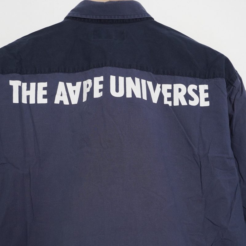 ✅ Sơ mi Aape BATHING APE.logo in và thêu siêu nét túi trc camo trông cực kì nổi bật - Ảnh 10