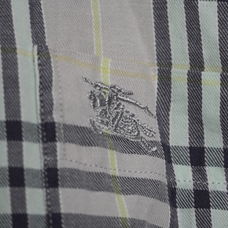 ✅ Bur Checked Nova Shirt. Màu xám khói ạ. - Ảnh 4