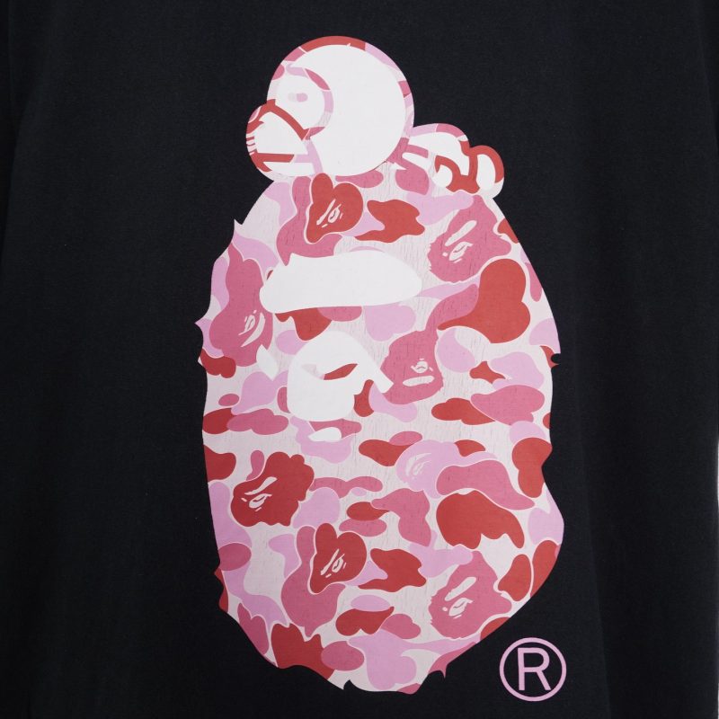 ✅ Bape Big Head Milo Camo, hồng đẹp hơi crack chút r ạ. - Ảnh 2