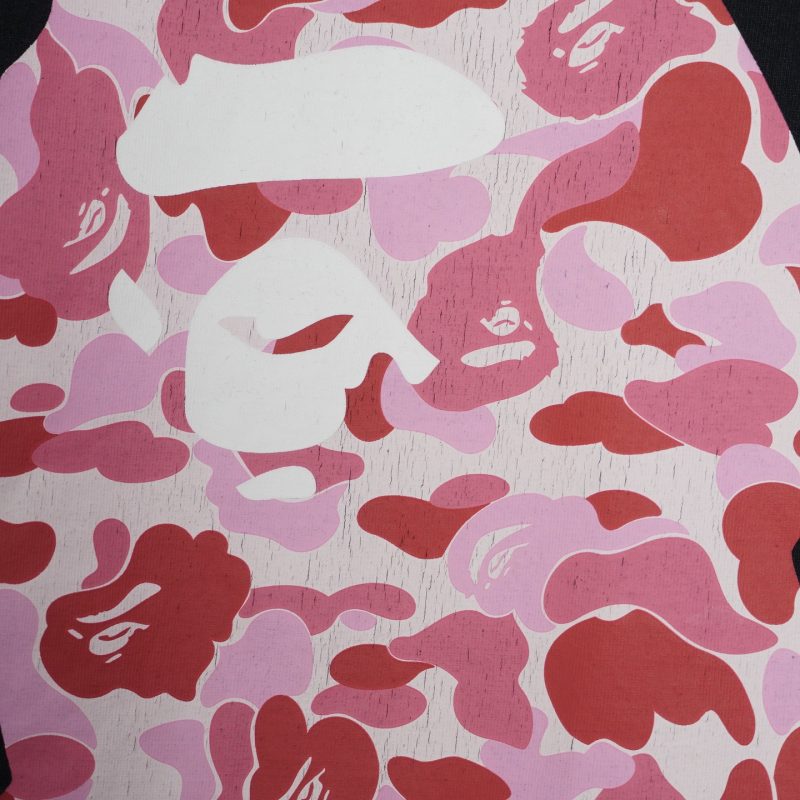 ✅ Bape Big Head Milo Camo, hồng đẹp hơi crack chút r ạ. - Ảnh 3